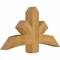 Ekena Millwork Alberta Rough Sawn Timber Gable Bracket, Western Red Cedar, 48"W x 26"H x 6"D x 6"F, 13/12 Pitch GBW048X26X0606ALB00RWR - alternate 5